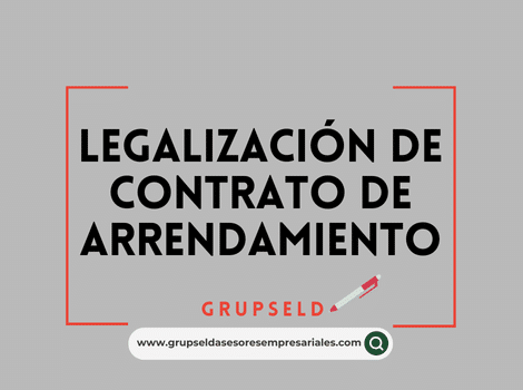 Legalizaci&oacute;n de contrato de arrendamiento